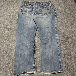 Ariat FR M4 Low Rise Boot Cut Flame Resistant Work Jeans Blue 38/32